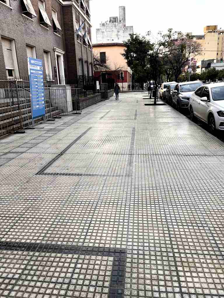 Restauración veredas y caminerías Inmueble Fuero Penal 01